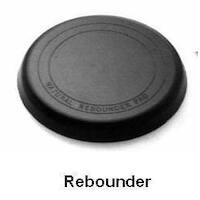 PERCUSSION PLUS 8" REBOUNDER BLACK PRACTICE PAD