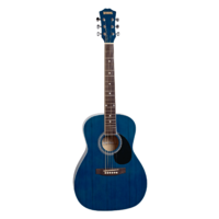 Redding RED34TBU 3/4 Acoustic Guitar Transparent Blue
