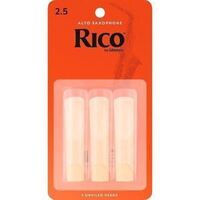 Rico RJA0325 2.5 Strength Reeds for Alto Sax (Pack of 3)
