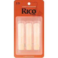Rico RKA0325 Orange Tenor Sax Reeds 2.5 - 3 Pack