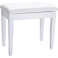 Roland RPB100WH Piano Bench w/ Cushioned Seat & Storage Compartment - White