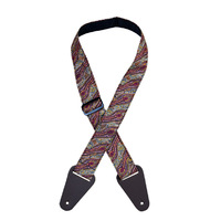 Aboriginal Art Guitar Strap – Spirit Dreaming Brown