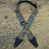 Aboriginal Art Guitar Strap – Butterflies Circle of Life