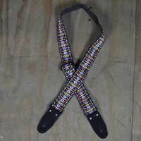Circles Jacquard 50mm Webbing Guitar Strap