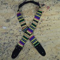 Black Rasta Rag RSR-BK Guitar Strap