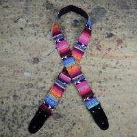 PINK RASTA RAG RSR-PI GUITAR STRAP