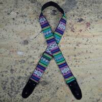 PURPLE RASTA RAG RSR-PU GUITAR STRAP