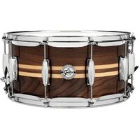 Gretsch Walnut w/Maple Inlay 6.5x14 Snare Drum S1-6514W-MI