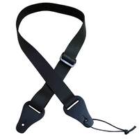 Colonial Leather 35mm Ukulele Black Leather Strap