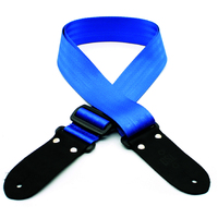 DSL Seat Belt Webbing Guitar Strap - Blue