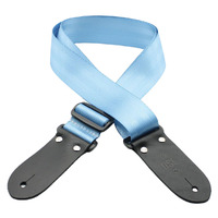 DSL Seat Belt Webbing Guitar Strap - Light Blue