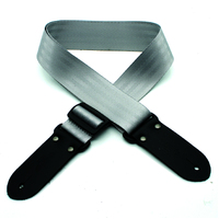 DSL Seat Belt Webbing Guitar Strap - Silver