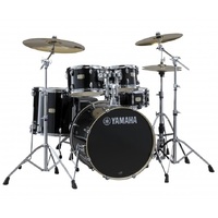 Yamaha Stage Custom Birch 5-Piece Fusion Drum Kit Raven Black