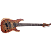 Schecter SCH1511 Reaper 7 Multi Scale Inferno Burst 7 String Electric Guitar