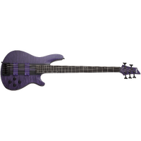 Schecter C-5 GT 5-String Electric Bass - Satin Trans Purple