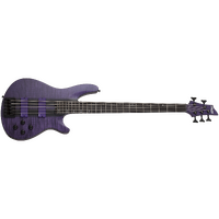 Schecter C-5 GT 5-String Electric Bass - Satin Trans Purple