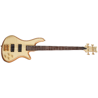 Schecter Stiletto Custom-4 Electric Bass - Natural Satin