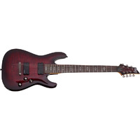 Schecter Demon-7 Seven String Electric Guitar Crimson Red Burst - SCH3249