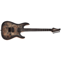 Schecter C-6 Pro Charcoal Burst Electric Guitar
