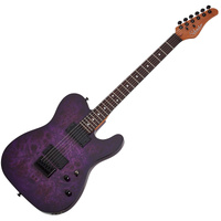 Schecter PT Standard Electric Guitar - Purple Burst Burl