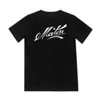 Maton Signature Tee Shirt - Black with White Logo