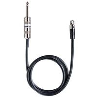 Shure WA302 4-Pin Mini TA4(F) to TS Instrument Cable for Body-Pack Transmitters