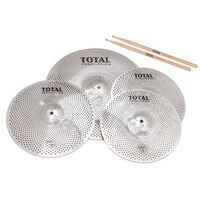 Total Percussion SRC50 14-16-20 Sound Reduction Cymbal Set
