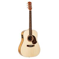 Maton SRS70 Solid Road Series Dreadnought Acoustic-Electric Guitar With Solid Wood & Case