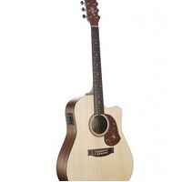 Maton SRS70C Solid Road Series Dreadnought Acoustic-Electric Guitar With Solid Wood & Case