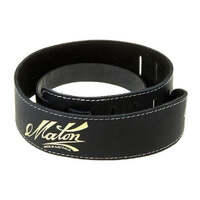 Maton STRAP-BL Soft Leather Guitar Strap - Black