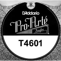 D'Addario T4601 Titanium - 1st string hard tension .0285