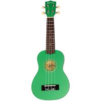 Kealoha UK40GREEN Soprano Ukulele with Bag in Green Finish