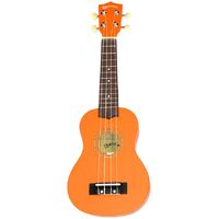 Kealoha UK40ORANGE Soprano Ukulele with Bag in Orange Finish