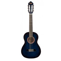 Valencia VC101BUS 1/4 Size Classical Guitar - Gloss Blue Sunburst
