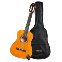Valencia VC101K 1/4 Size Nylon Classical Guitar Package Natural