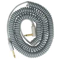Vox VCC090 Silver Coiled Guitar Cable