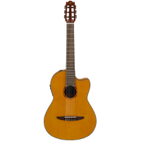 Yamaha NCX1FM Acoustic/Electric Flamed Maple Top Classical Guitar in Natural
