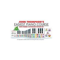 Easiest Piano Course Note Finder & Keyboard Sticker Set