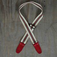 Colonial Leather WSTRI-TA Striped 50mm Webbing - Tan