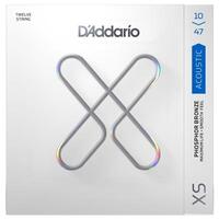 D'Addario XSAPB1047-12 XS Acoustic Phosphor Bronze Strings Extra Light 12 String - 10-47 12 String