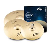 Zildjian ZP4PK Planet Z Complete Pk 14H, 16C, 20R Cymbal Set Cymbals